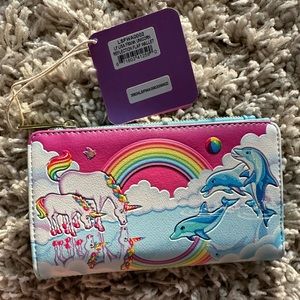 Lisa Frank Loungefly Unicorn Markie Wallet